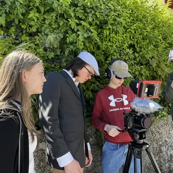 Screening des Kurzfilms der Film- und Medienkunstklasse der Franz Schmidt-Musikschule in Perchtoldsdorf