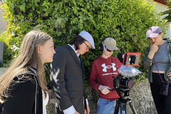 Screening des Kurzfilms der Film- und Medienkunstklasse der Franz Schmidt-Musikschule in Perchtoldsdorf 