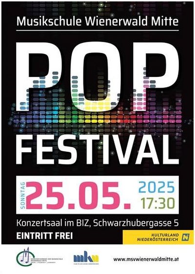 POP Festival Musikschule Wienerwald Mitte