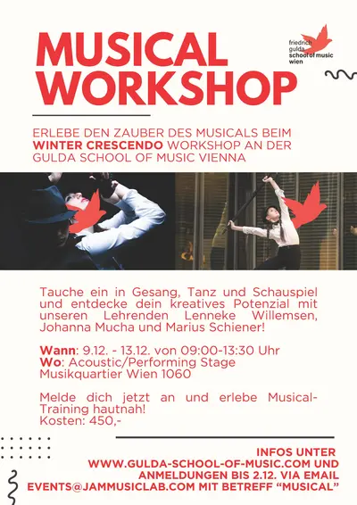 Magie des Musicals beim Winter Crescendo Workshop