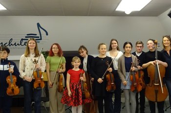 Einblick in die Violinklasse der Musikschule der Korneuburger Musikfreunde