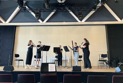 Junge Musiker bei der Probe