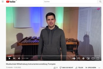 Musikschule Wilhelmsburg: neue Instrumenten-Videos 