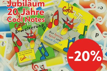 20 Jahre Cool Notes – jetzt Jubiläumsrabatt sichern!