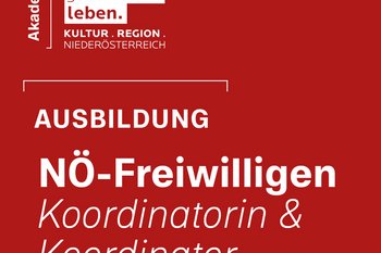 Ausbildungsreihe Niederösterreichische/r Freiwilligenkoordinator:in