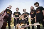 Gruppenfoto von einem Teil des Jugendjazzorchesters.