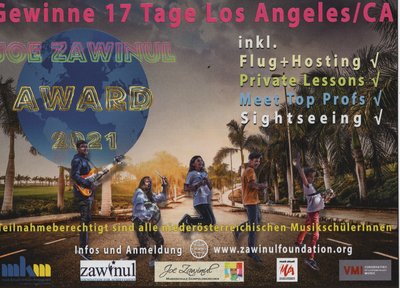 Joe Zawinul Award Joe Zawinul Award 2021