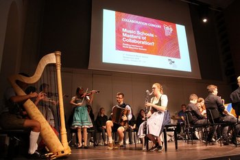 "Collaboration": MusikschülerInnen aus ganz Österreich begeisterten gemeinsam bei europäischem Musikschulsymposium