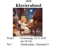 Klavierabend der Musikschule Thayatal