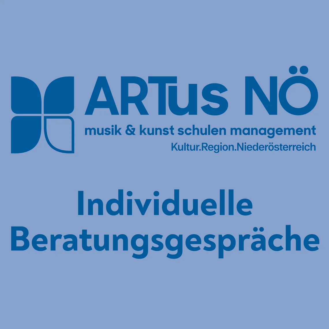ARTusNÖ individuelle Beratungsgespräche