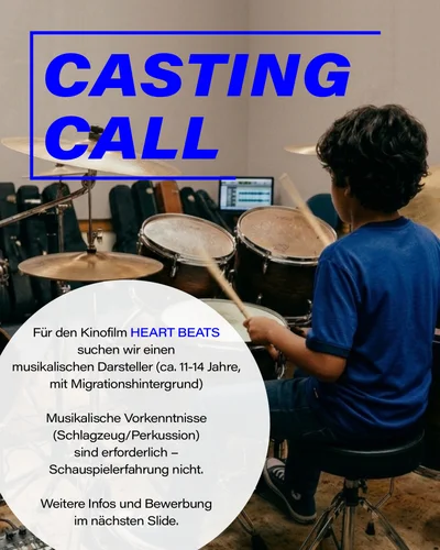 Casting Call für den Kinofilm "Heart Beats"
