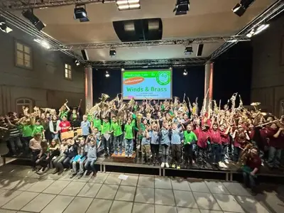 "Winds & Brass - gemeinsam klass'" Konzert unserer Blasorchester