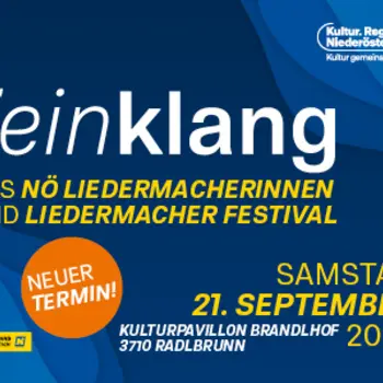 Neuer Termin für erstes NÖ Liedermacherinnen- und Liedermacher-Festival: „feinklang“ findet am 21. September statt