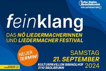 Neuer Termin für erstes NÖ Liedermacherinnen- und Liedermacher-Festival: „feinklang“ findet am 21. September statt