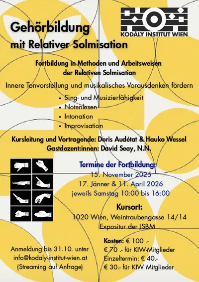 Gehörbildung mit Relativer Solmisation