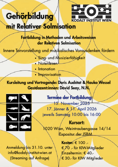 Gehörbildung mit Relativer Solmisation