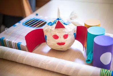 Nahaufnahme eines modellierten Objektes.