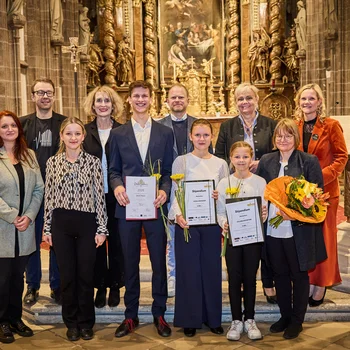Alle Teilnehmenden des Konzertes in der Kirche