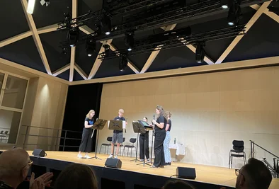 Junge Musiker bei der Probe