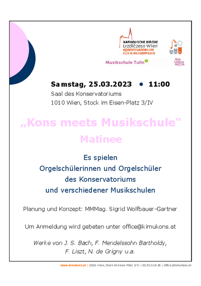 "Kons meets Musikschule"