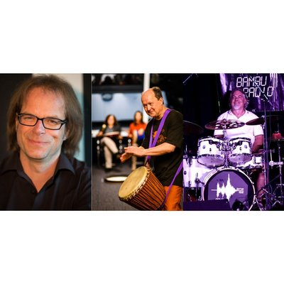 Georg Edlinger, Benno Sterzer ©Sascha Osaka, Klaus Zalud Drums & Percussion-Workshop