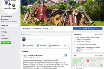 Musikschule Aspang neu auf Facebook