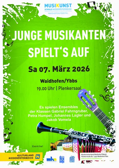 Junge Musikanten spielt´s auf 2026