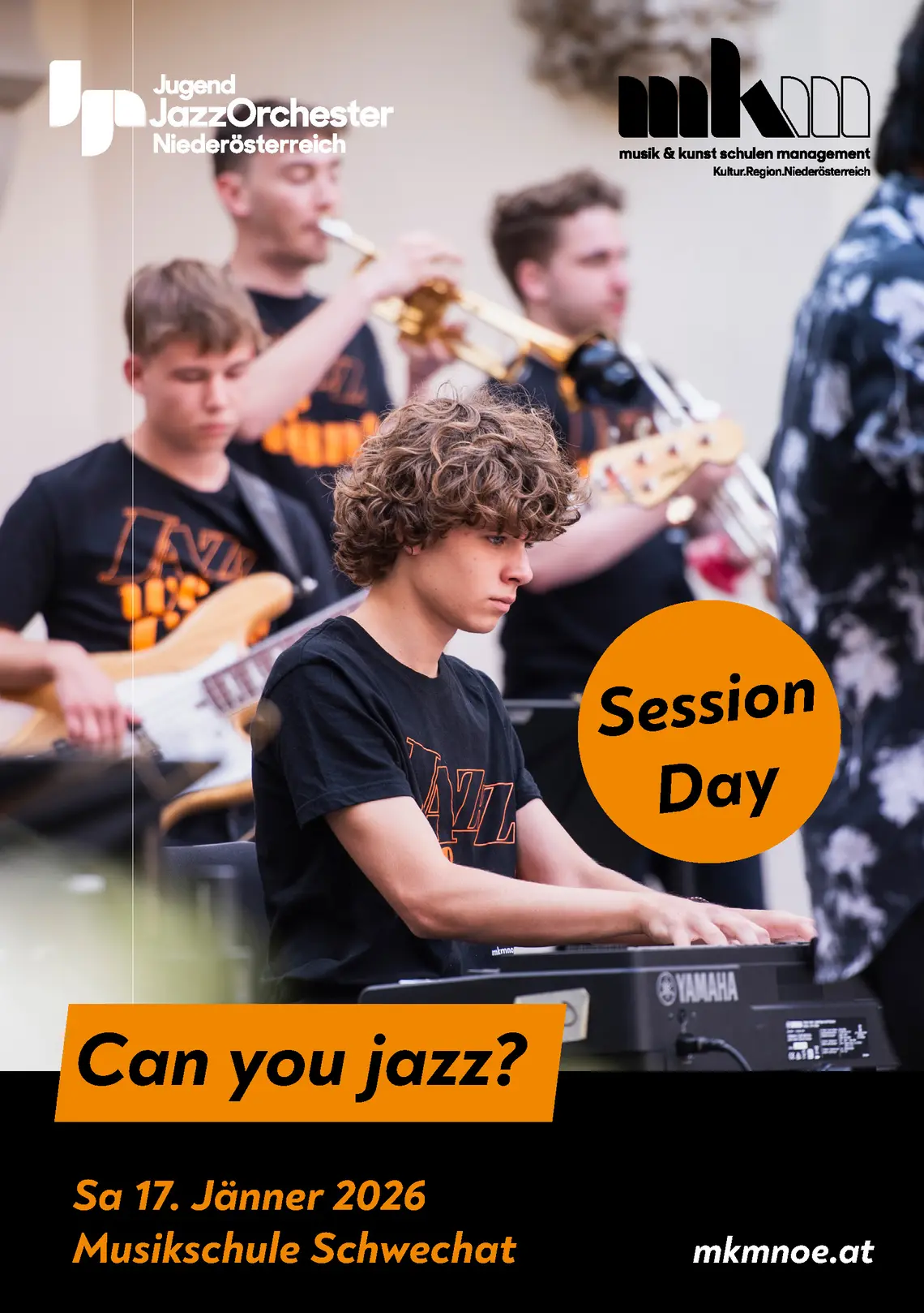 Plakat für den Session Day.