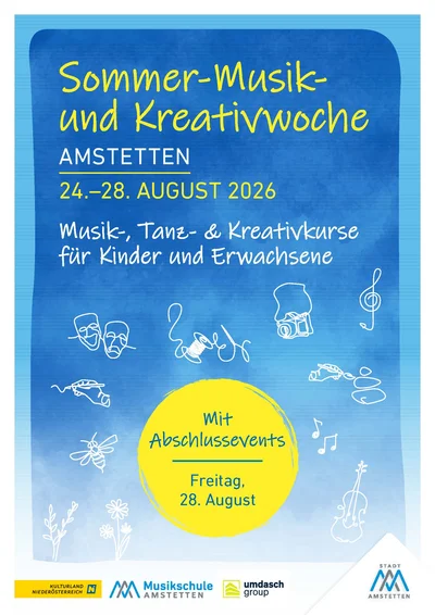 Sommer-Musik- und Kreativwoche Amstetten 2026