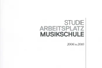 Studie Arbeitsplatz Musikschule